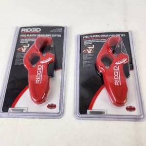 Lot Of Two Ridgid Plastic Drain Pipe Cutter New Open Boxes