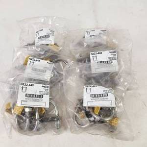 Lot Of Six New National Hardware U Bolts N222-448 516 x 1-38X2-12
