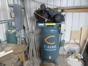 lot 47 image: C- Aire Compressor 7.5 Hp
