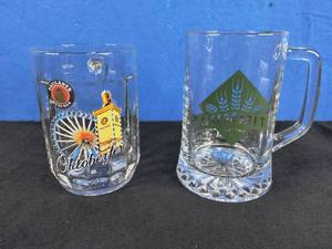 lot 108 image: Two Beer Mugs Octoberfest and Summit Brewing