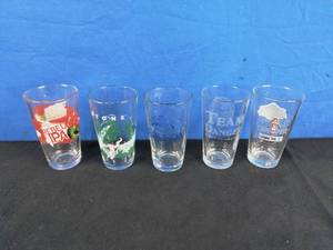 lot 111 image: Collection of 5 Beer Sampler Glasses Sam Adams, Boulevard, Castle Danger, Etc.