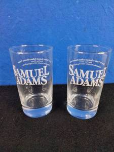 lot 115 image: Set of 2 Sam Adams Sampler Beer Glasses