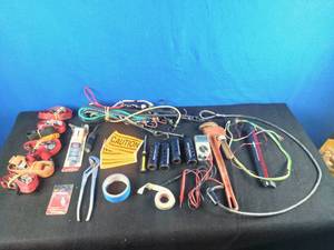 lot 139 image: Tools Multimeter, Pipe Wrench, Load Straps, Etc.&nbsp