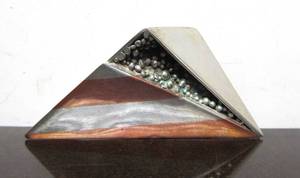 Excellent Sterling Silver &amp Copper 3D Sculptural&nbsp Brooch