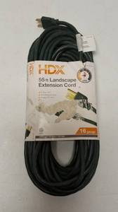 lot 6 image: HDX  Landscape Extension Cord - 55 ft - New