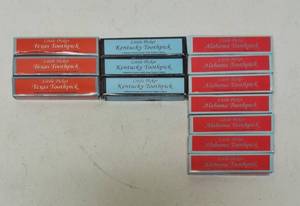 lot 37 image: Trojan Cutlery - Little Picker Toothpick Knives - Alabama (7), Kentucky (4) & Texas (3)