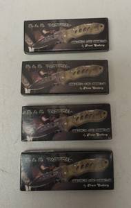 lot 39 image: Frost Cutlery  S.A.R Tactical - Search and Rescue Pocket Knives (4)