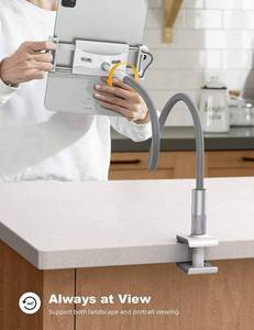 lot 45 image: Lamicall  Gooseneck Electronic Holder for Tablets - Compatible with 4.7 - 10.5 inch devices - NEW