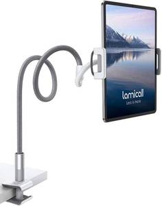 lot 44 image: Lamicall  Gooseneck Electronic Holder for Tablets - Compatible with 4.7 - 10.5 inch devices - NEW