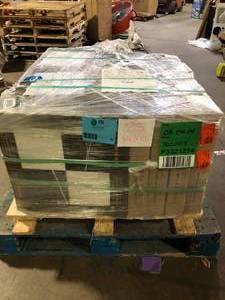 25 Boxes of  MSI Nero Carrara Chextile 17 in. x 17 in. Matte Porcelain Floor and Wall Tile (14.07 sq. ft.Case) Customer Returns See Pictures