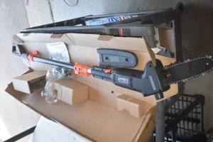Electric polesaw