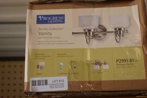 2 lamp vanity light