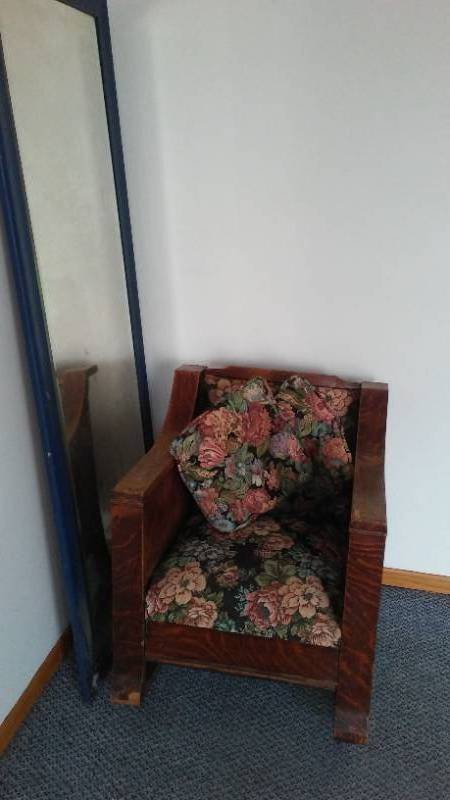 Large Vintage Rocker and Mirror