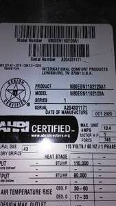 ICP-N Gas Furnace 90,000 BTU.