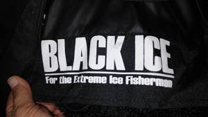The Black Ice Fish House.
