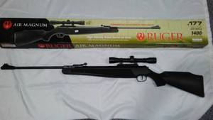 Ruger Air Magnum High Velocity Break Barrel Air Rifle With Scope.