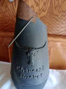 Vintage Charcoal Bucket And More.