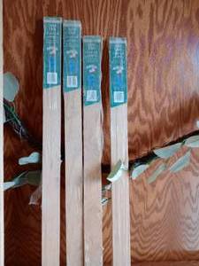 Solid Oak 1x2x6 Ft (4) And More.