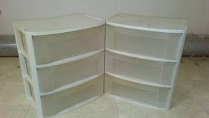 3 Drawer White Plastic Storage (2).
