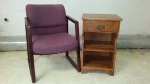 Chair And End Table.