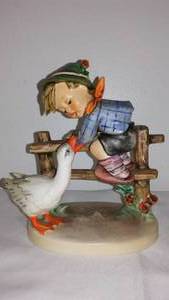 Goebel Hummel Figurine Backyard Hero