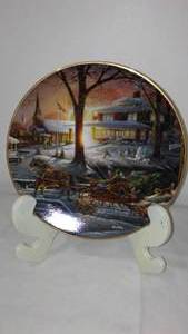 Terry Redlin Racing Home Heartland Collection Porcelain Plate