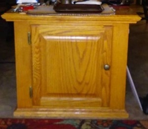 Handcrafted Accent Table.