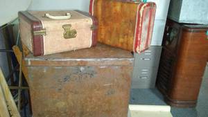 Vintage Metal Chest and More.