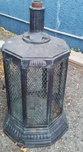 Berkeley Forge propane patio heater Cast Iron Base.