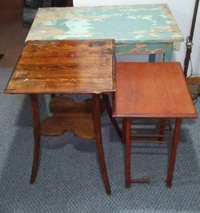Vintage Wood Tables.