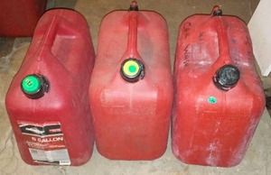 Gasoline Cans (3) 5 gal.