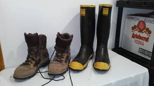 Ranger Steel Midsole Water Boots and Danner Boots. Approx. Size 10