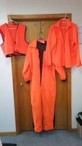 Safety Orange Hunting attire.