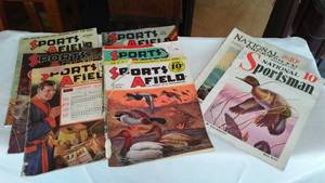 Vintage Sports Afield and Nation Sportsman (8) Circa 1930s