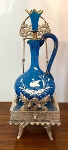 lot 31 image: Vintage Stand with Lidded Vessel
