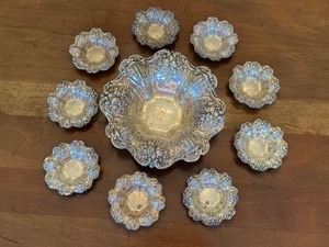 lot 3 image: Vintage Reed and Barton Francis I Sterling Silver Nut Set  Reed and Barton Sterling Silver Bowl 569