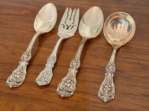 lot 24C image: Four Vintage Sterling Silver Reed and Barton Francis Serving Utensils