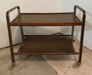 lot 130 image: Vintage Media Cart