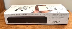 lot 132 image: New Xvox Accuvoice AV157 TV Speaker