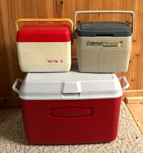 lot 170 image: Coleman, Rubbermaid and Gott Coolers