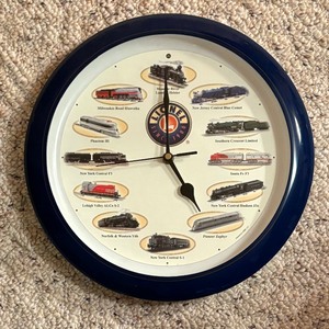 lot 178 image: Lionel Train Motif Wall Clock