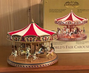 lot 201 image: Gold Label Collection Worlds Fair Carousel Decor