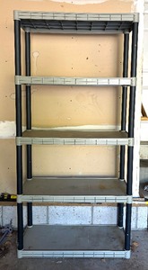 lot 217 image: Resin Garage Storage Shelf