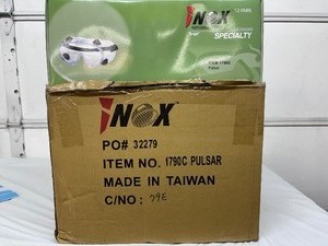 lot 12 image: 8 Boxes (12 goggles per box) NEW iNOX 1790C Pulsar Encased Specialty&nbspHazmat&nbspSafety Glasses Goggles -Soft PVC frame, adjustable straps, Indirect ventilation, anti-scratch lens coating - Sold On eBay $10 each goggle