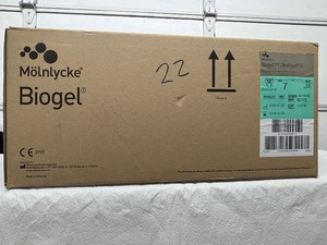 lot 50 image: 1 Case (200 pairs) NEW Molnlycke 42170 Biogel PI UltraTouch G Sterile Polyisoprene Surgical Gloves with Enhanced Grip - Size 7
