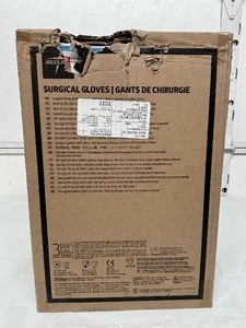 lot 82 image: MSRP $350  1 Case (200 pairs) NEW Medline MSG5975 Signature Latex Essential Powder Free Surgical Gloves -beaded cuff design ensures easy donning and doffing- textured surface improves grip - Size 7.5 (SOLD On Ebay $120 Per Case)