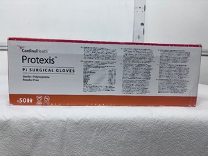 lot 60 image: 1 Box (50 pairs) NEW Cardinal Health Protexis Sterile Powder-Free Polyisoprene PI Surgical Gloves