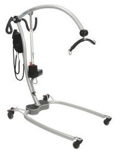 lot 2 image: MSRP $3000 Danish Made Scandinavian Design Ergolet Sole Power Patient Lift 385lb Capacity -Works Great -Plugs Into A Regular Light Socket To Charge&nbspOne of the few power lifts that&nbspcomes apart In two pieces for easy transport With Sling