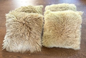 Four Fabulous Fuzzy Pillows by West Elm