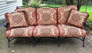 Classy Outdoor Metal Patio Sofa  Couch